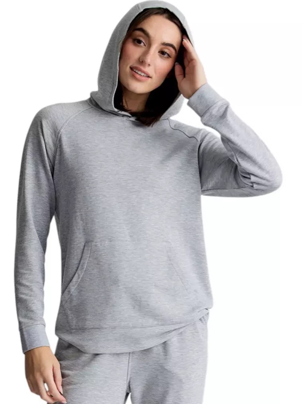 NWT Free Fly Bamboo Lightweight Fleece Hoodie | Heather Grey | Size S